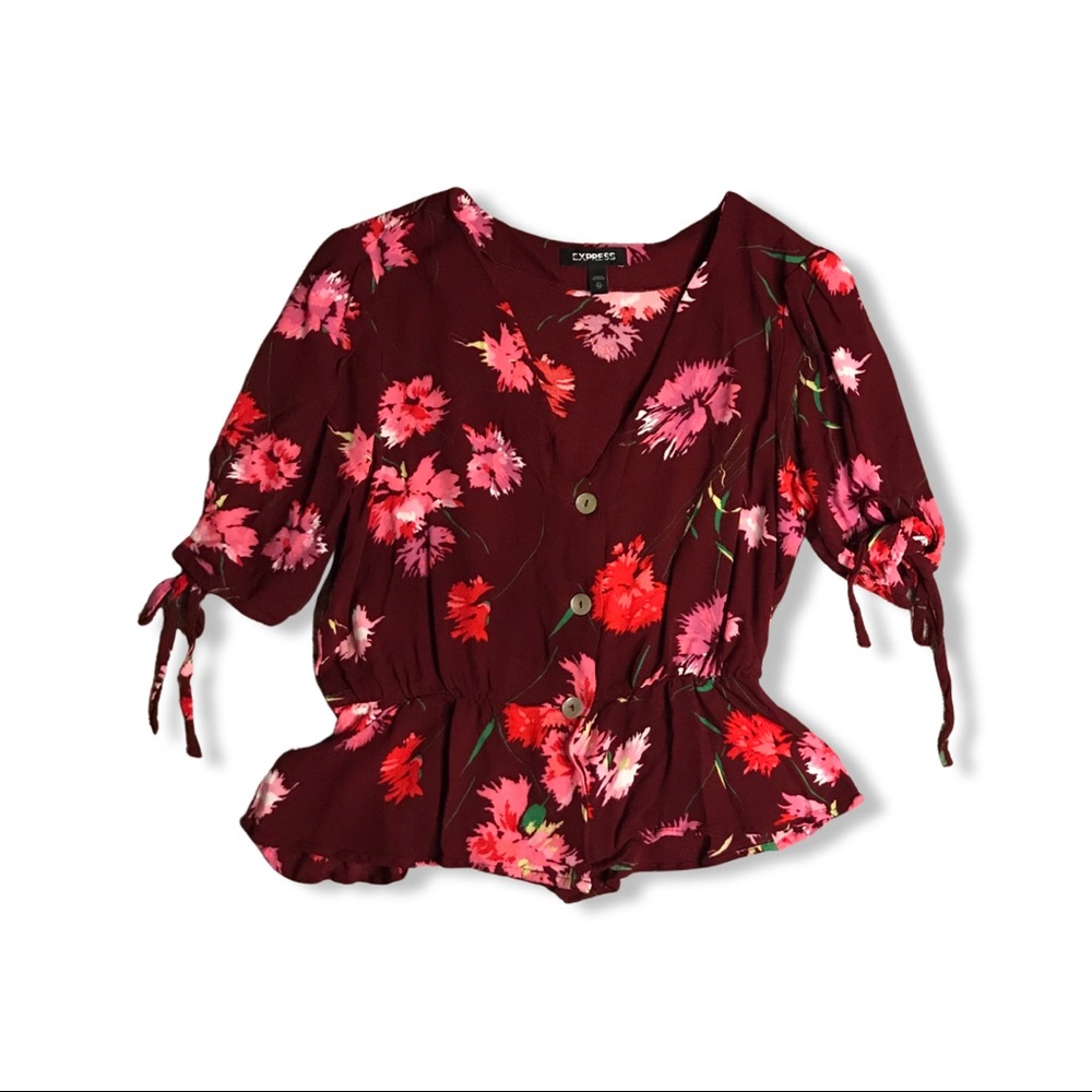 Express XS Floral Top